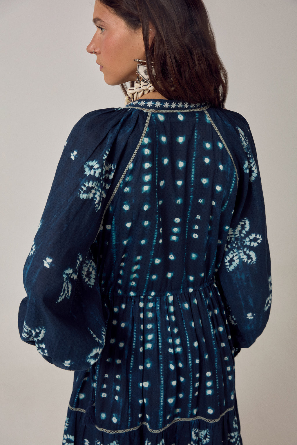 Kumo Dress Shibori Ink