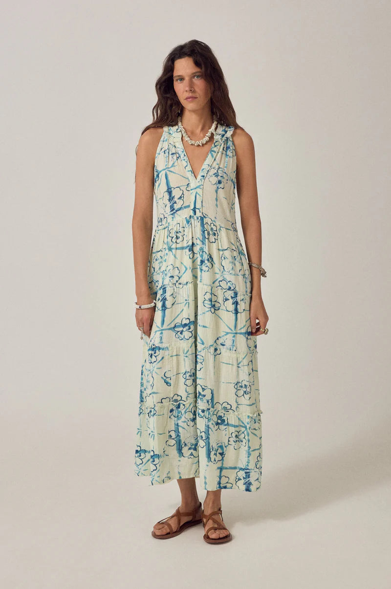 Asami Sleeveless Dress Ocean Wash