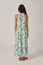 Asami Sleeveless Dress Ocean Wash