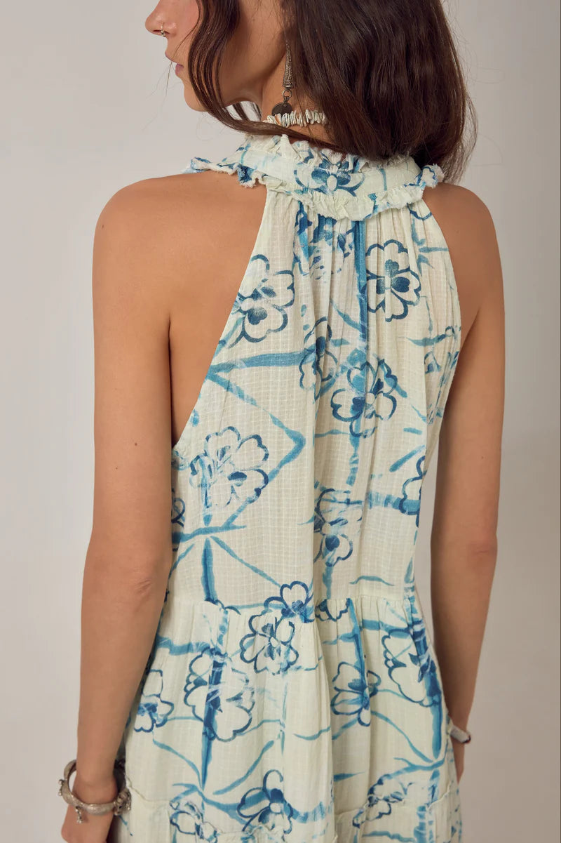 Asami Sleeveless Dress Ocean Wash