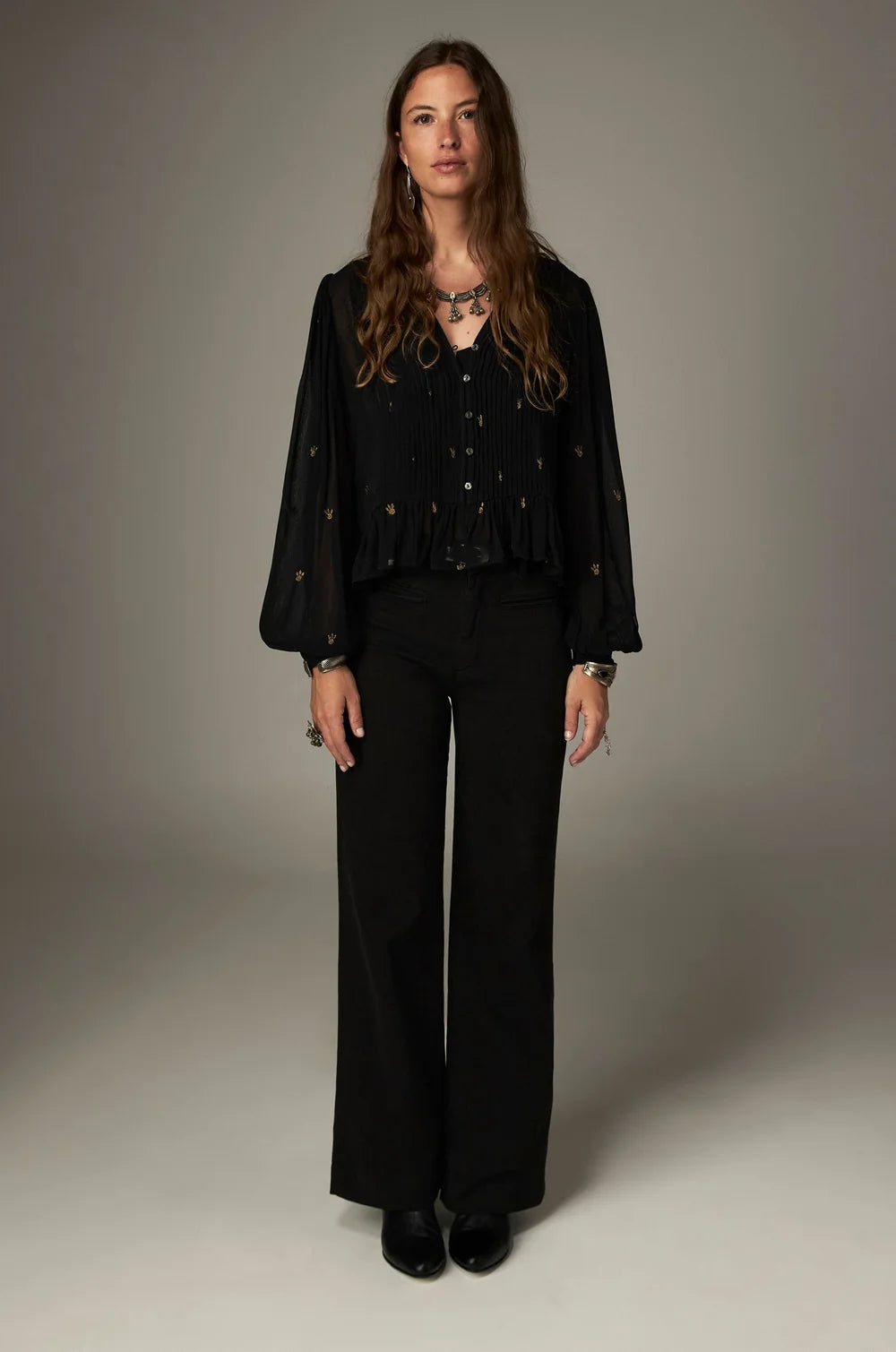 Catherine Blouse Blackout
