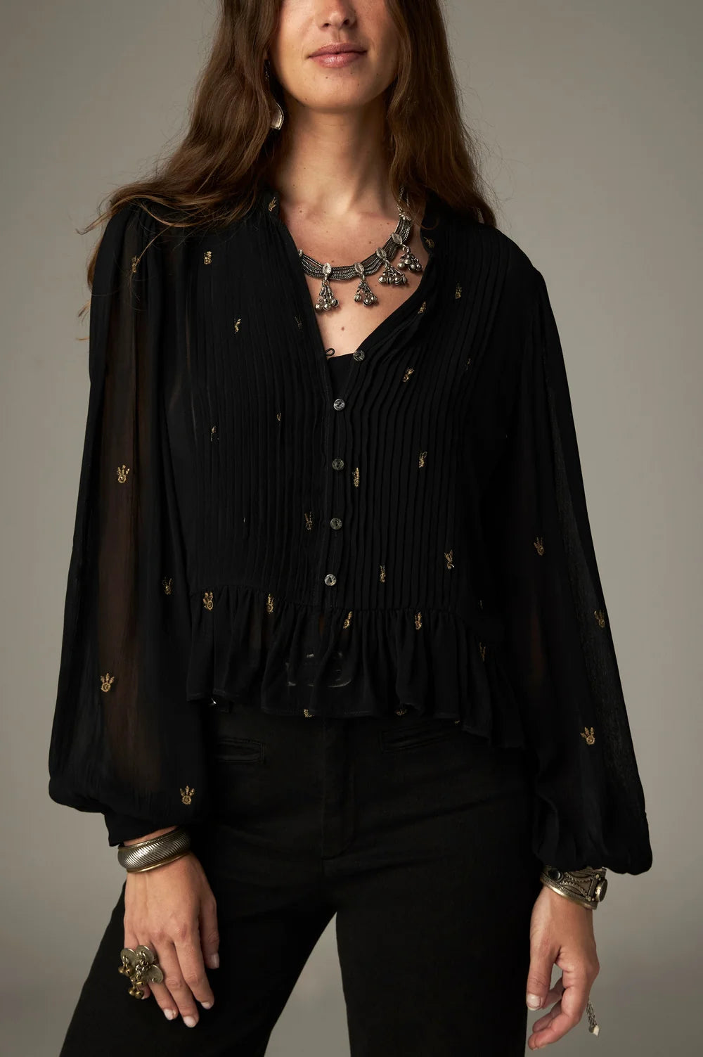 Catherine Blouse Blackout