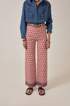 Matteo Pant Fiorito Rosso