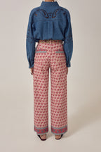 Matteo Pant Fiorito Rosso