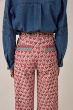 Matteo Pant Fiorito Rosso
