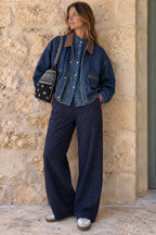 The Navy Bandana Bag