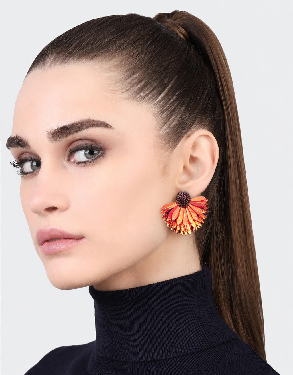 Marigold Earrings Rust