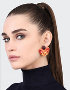 Marigold Earrings Rust