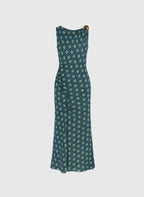Patterned Green Dress Mirkala