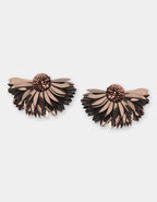 Marigold Earrings Bronze