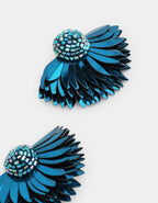 Marigold Earrings New Teal