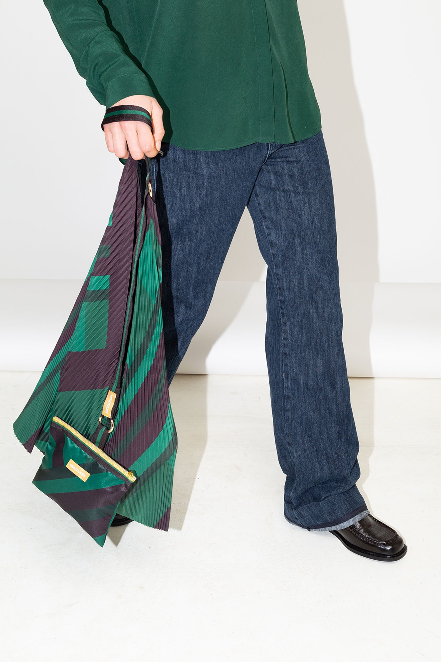 Pleated Y Bag Ornella