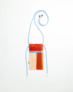 Satin pleated crossbody mini bag Sienna