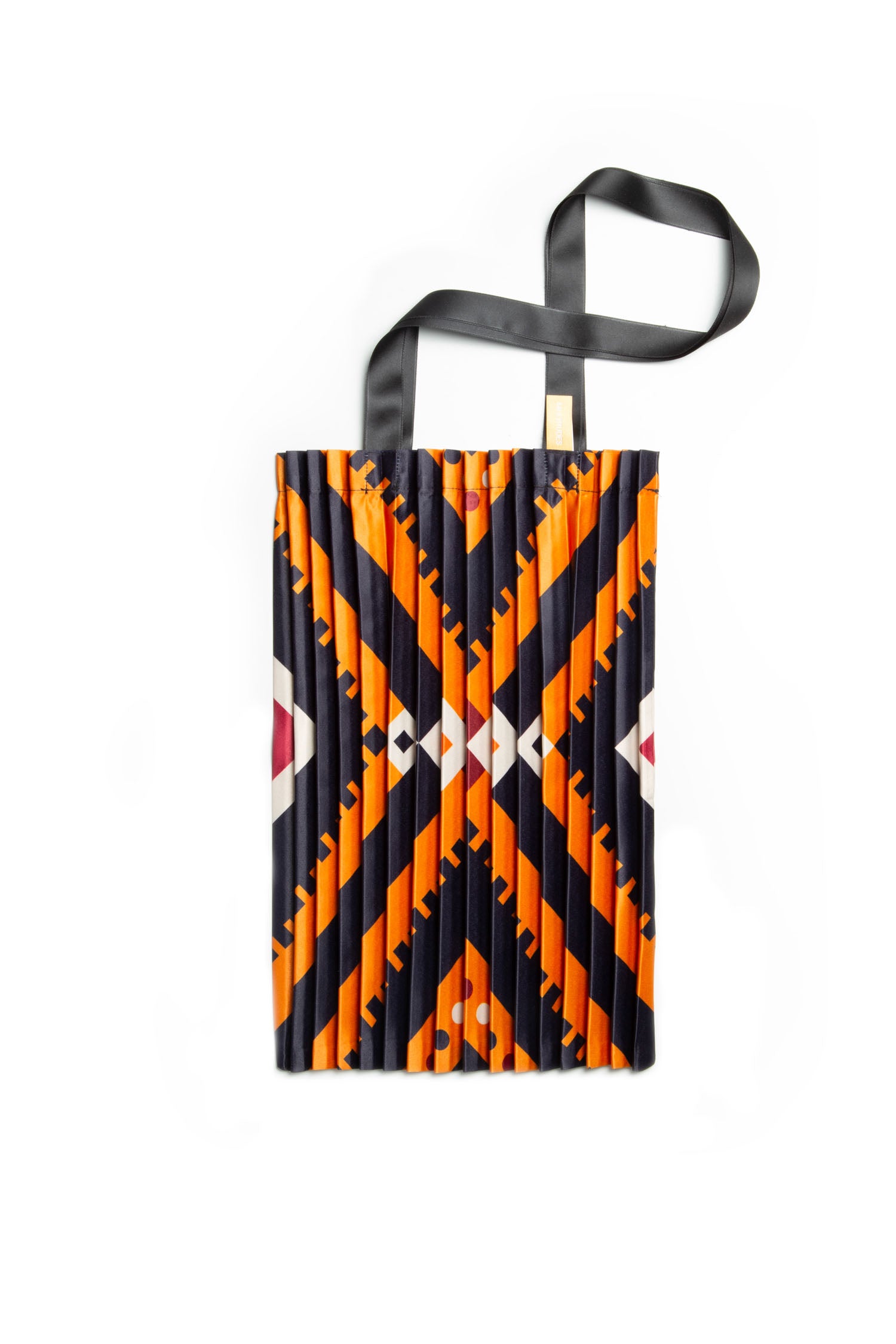 Satin pleated bag Alghero