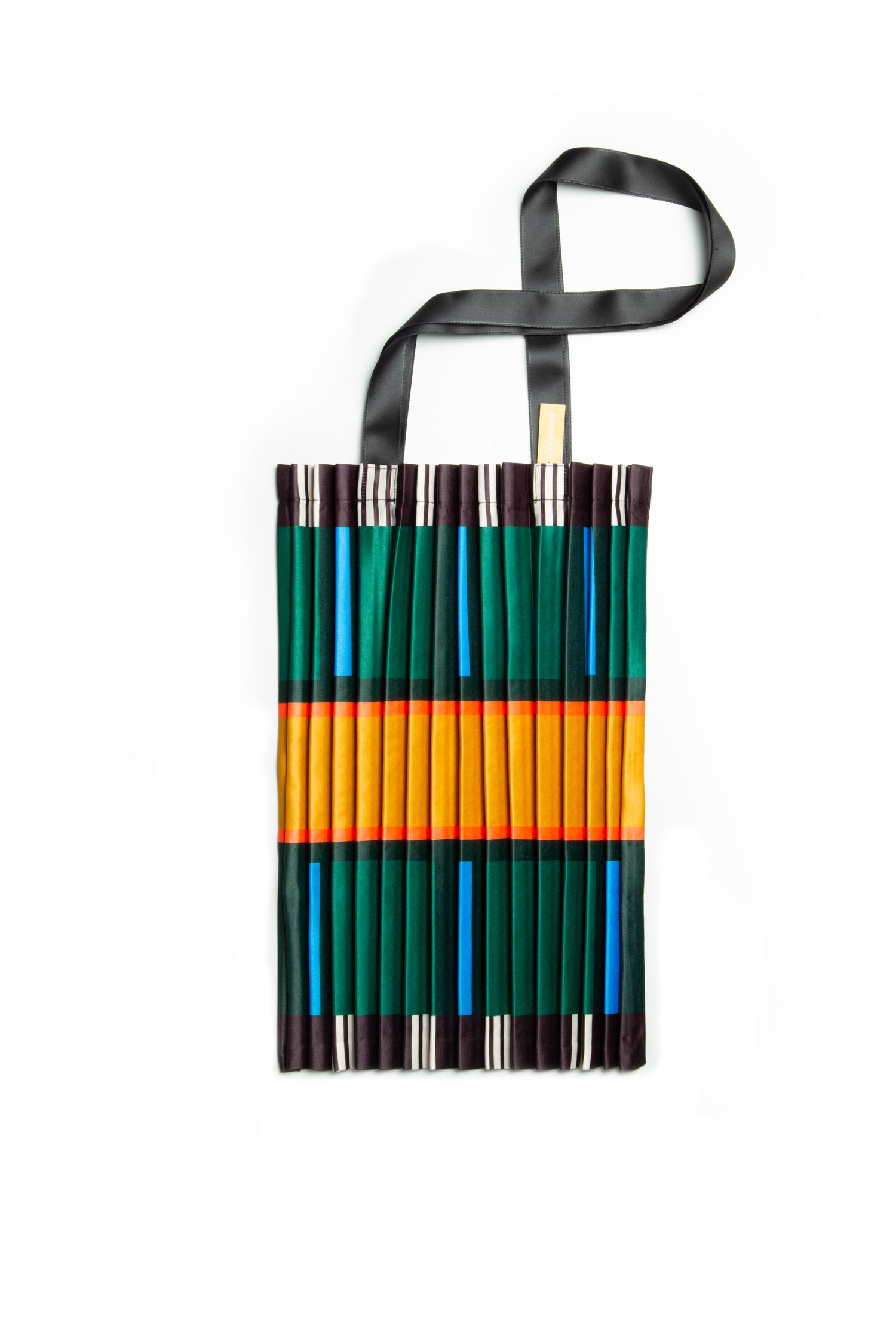 Satin pleated bag Orosei