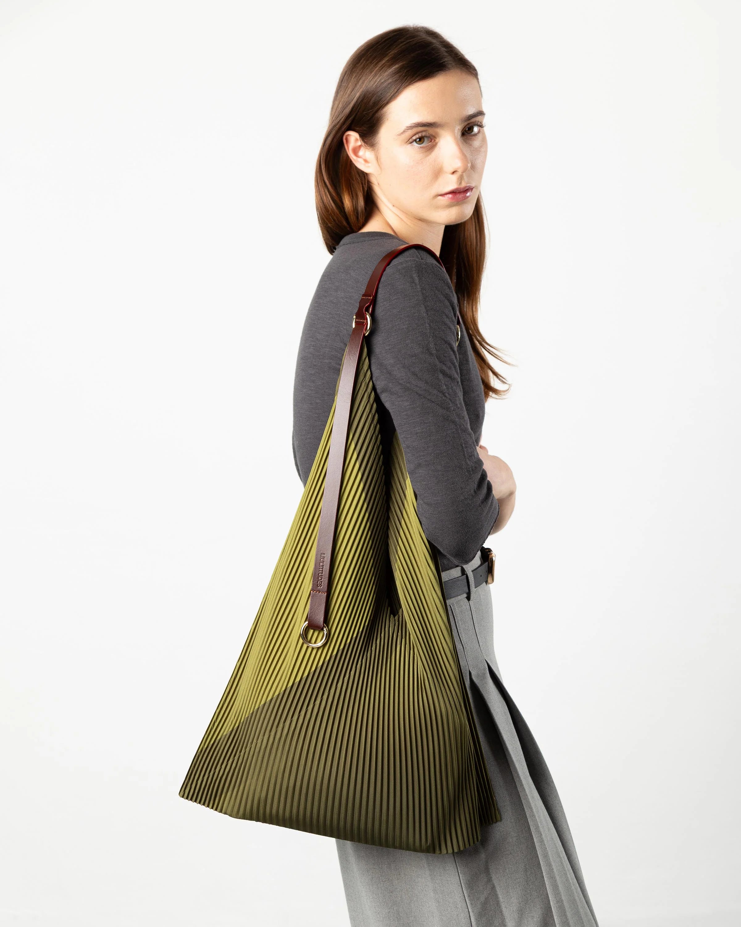 Audrey Y Bag - leather strap