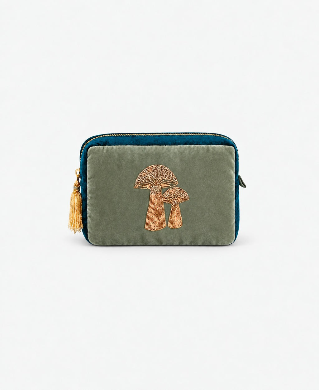 Mushroom Velvet Pouch