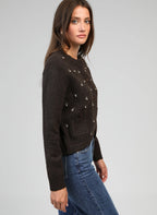 Natalia Brown Cardigan
