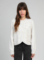 Natalia Ecru Cardigan