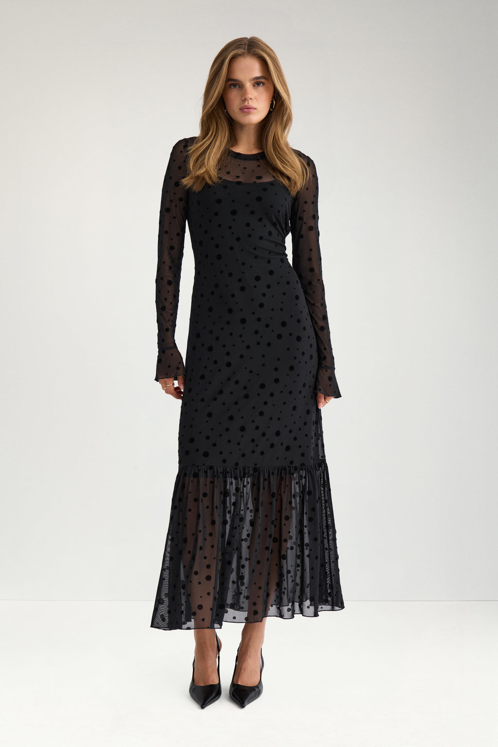 Nuevita Mesh Dress - Black