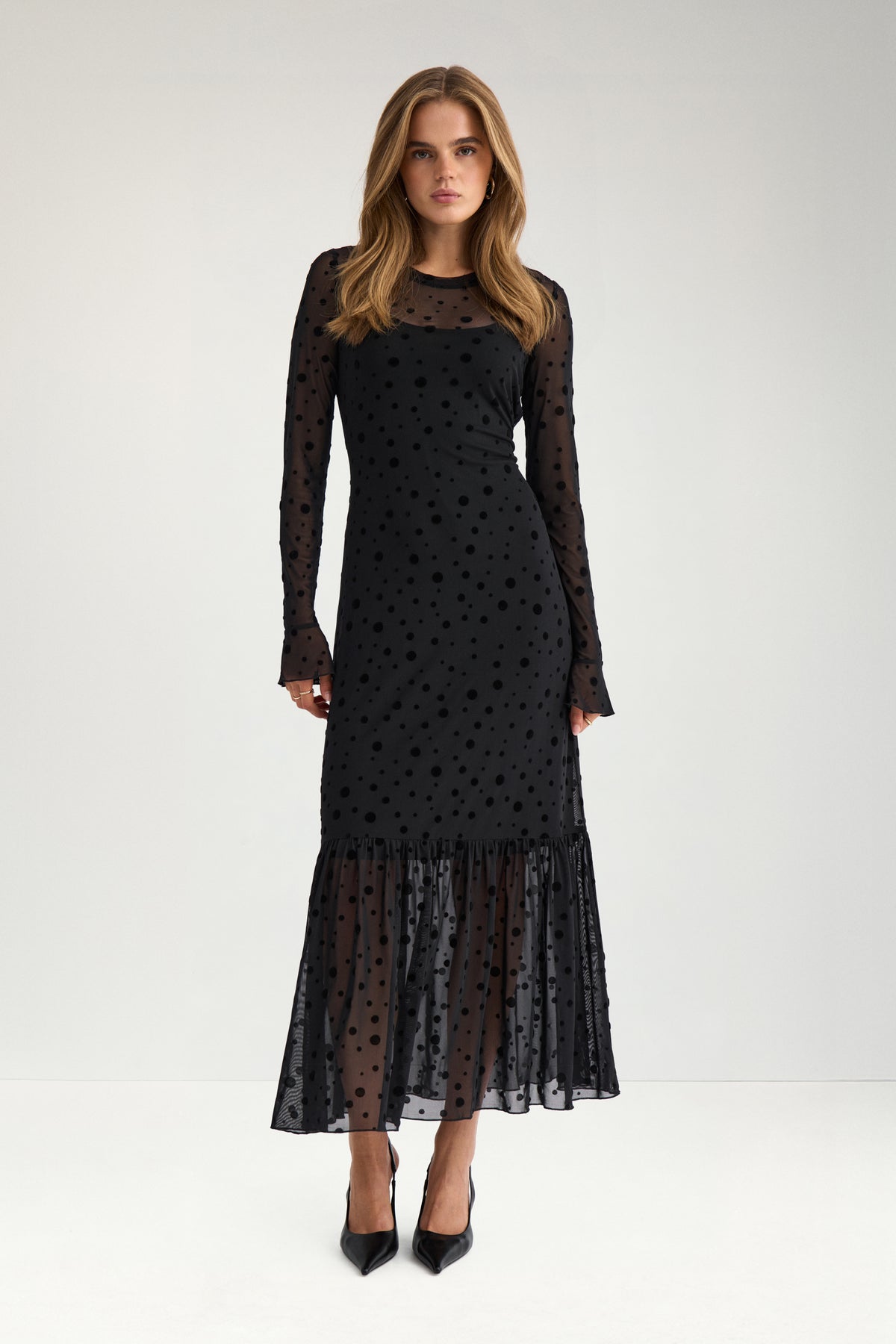 Nuevita Mesh Dress - Black