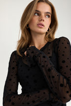 Nuevita Mesh Dress - Black