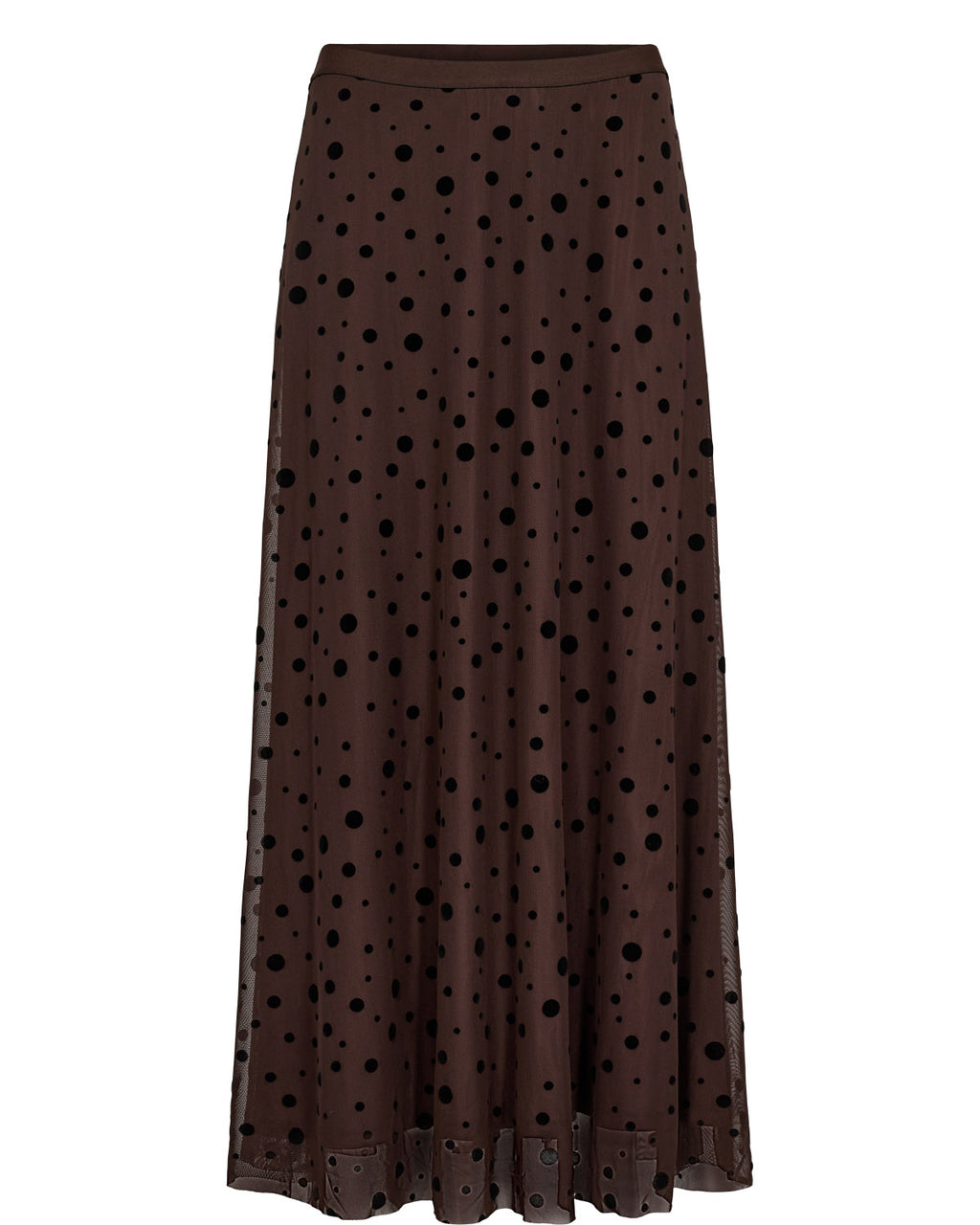 Nuevita Skirt Brown Mesh Dots