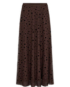 Nuevita Skirt Brown Mesh Dots