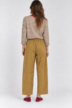 Ethnic Pants Emrboidery Mustard