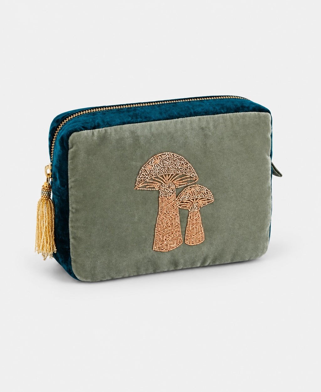 Mushroom Velvet Pouch