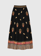 Ramiro Black Long Skirt