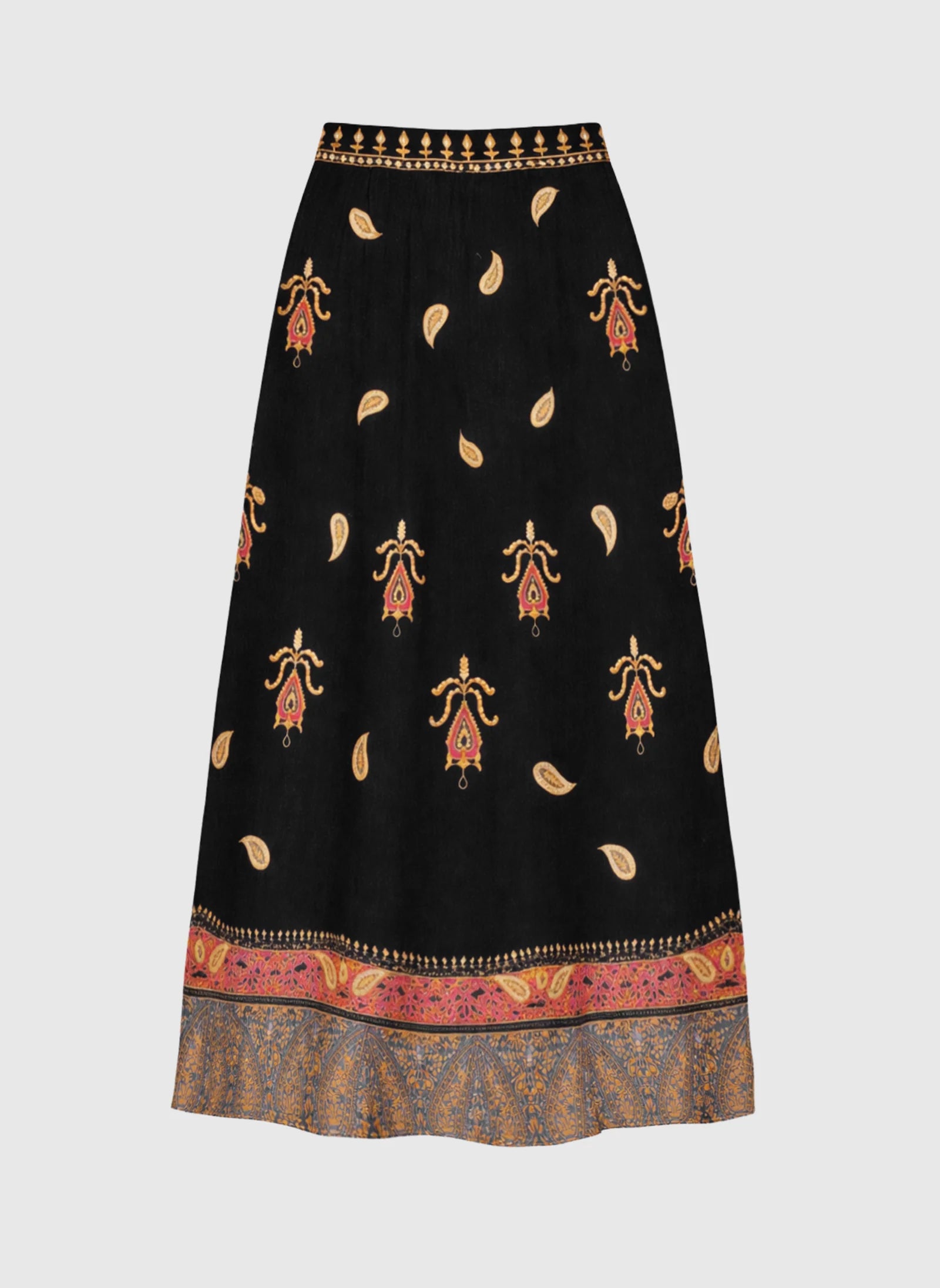 Ramiro Black Long Skirt