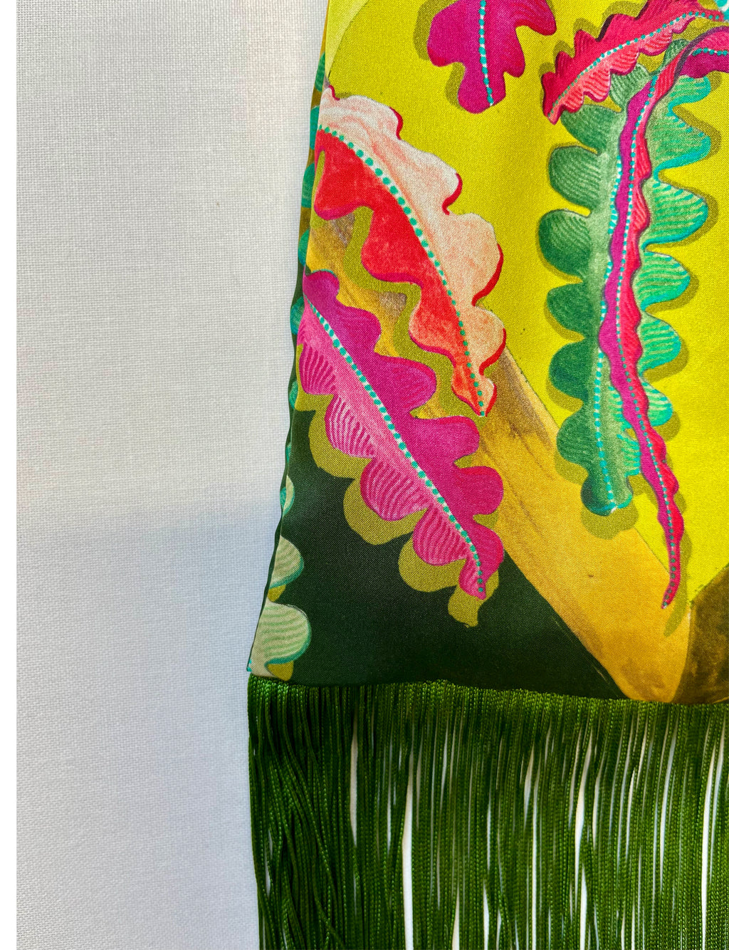 Forest Silk Luxury Handbag
