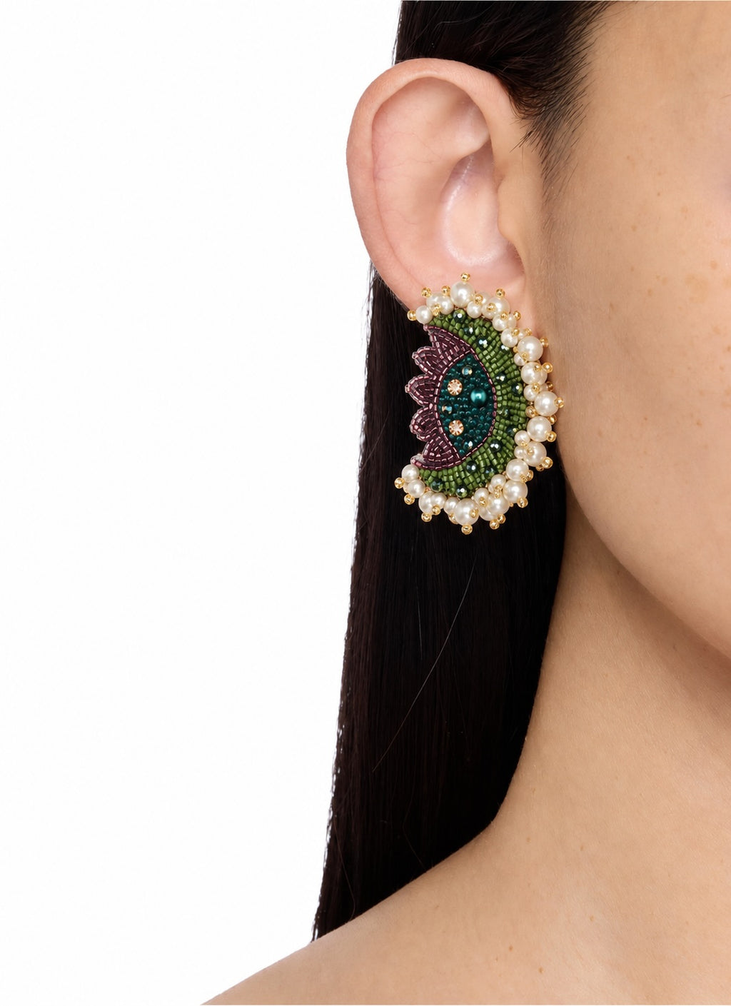 Sunmoon Earrings Khaki