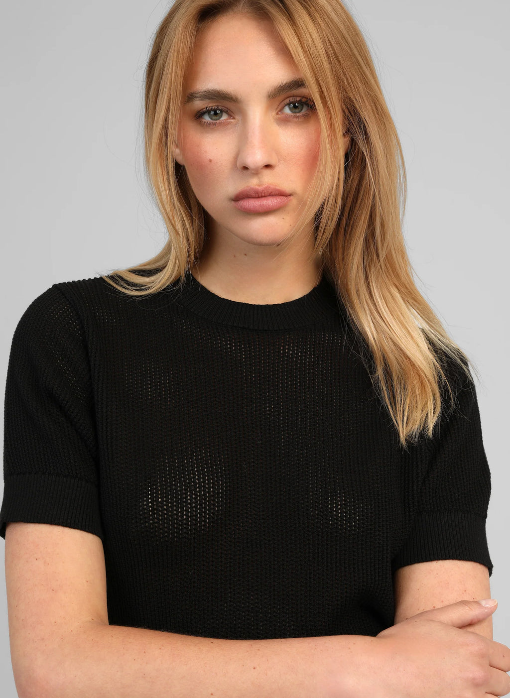 Vima Black Knitted Top