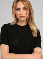 Vima Black Knitted Top