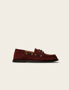 Ovel loafers Mahogany suede