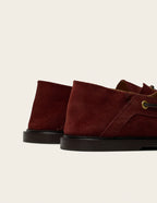 Ovel loafers Mahogany suede