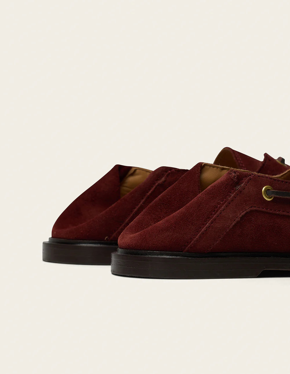 Ovel loafers Mahogany suede