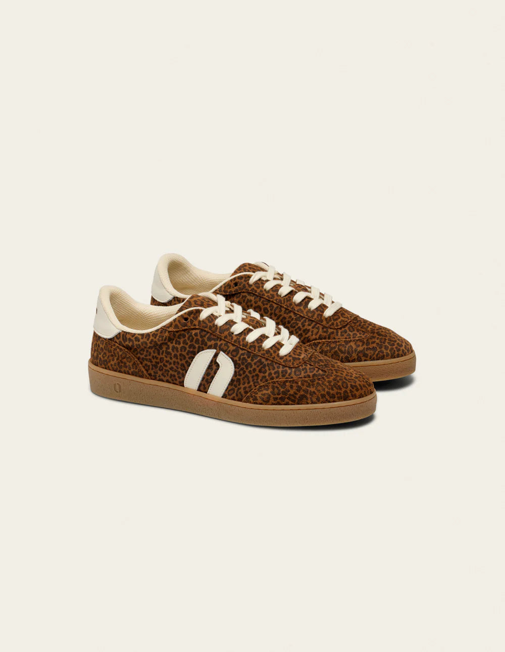 Lucia trainers Leopard Ecru