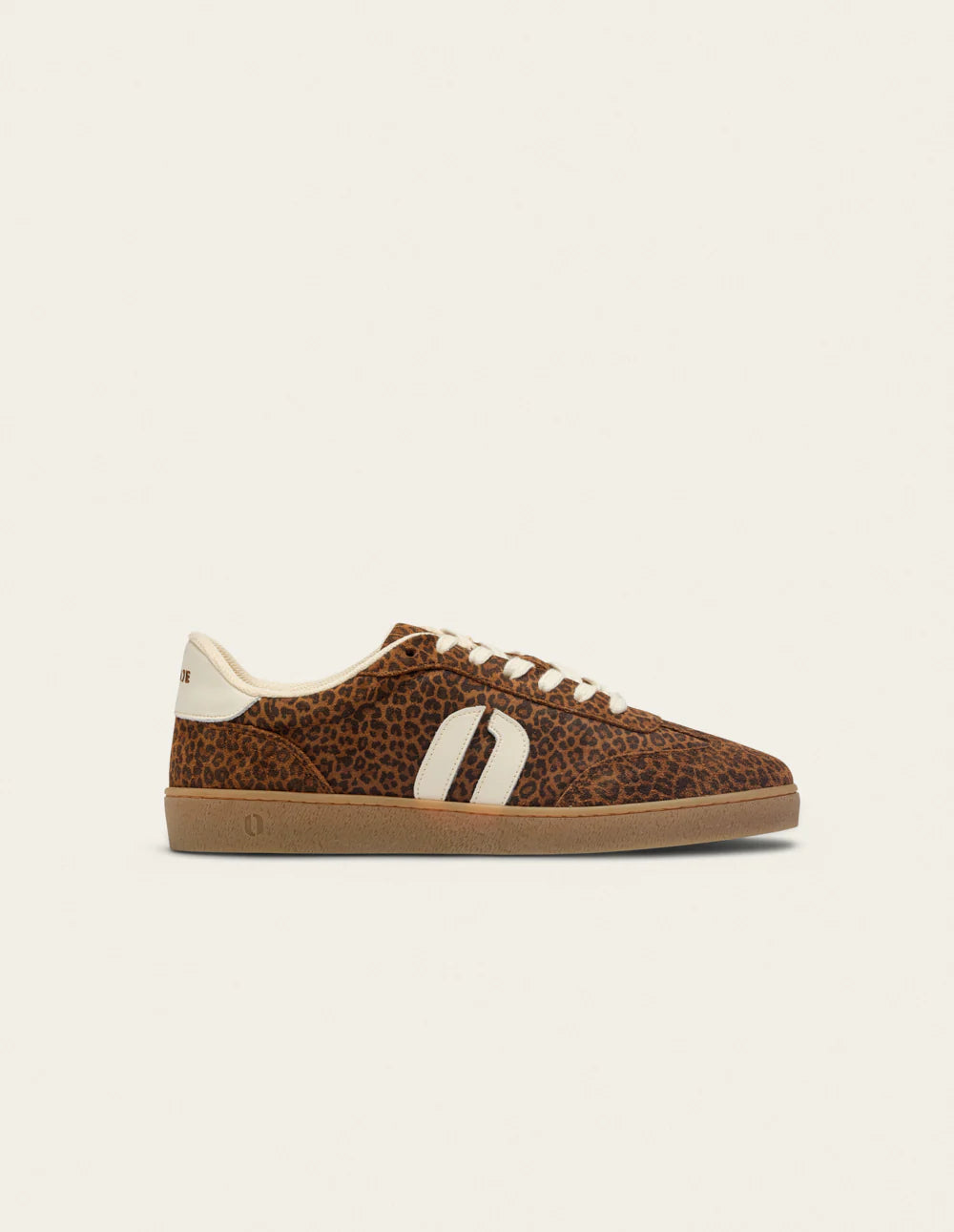 Lucia low-top trainers Leopard Ecru