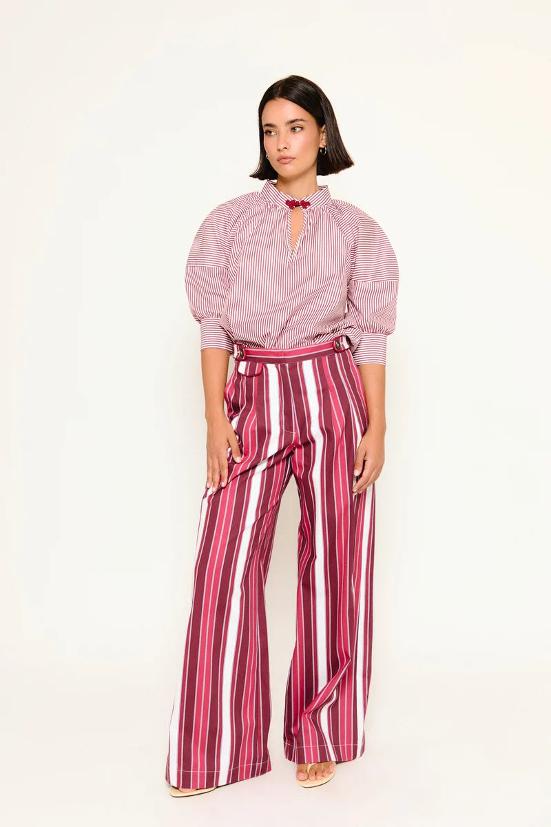 Bayona Striped Red Trousers