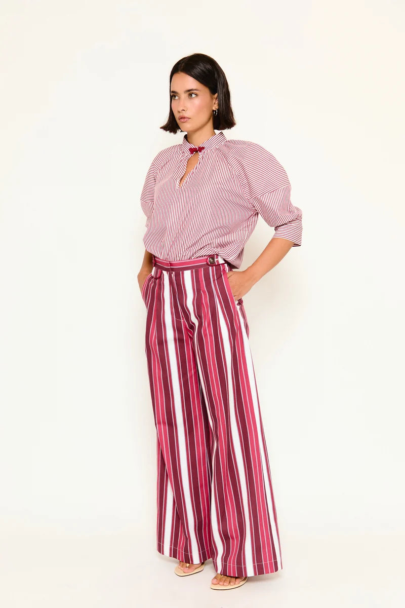 Bayona Striped Red Trousers