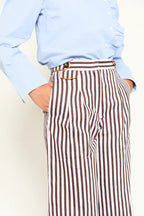 Bayona Striped Brown Trousers