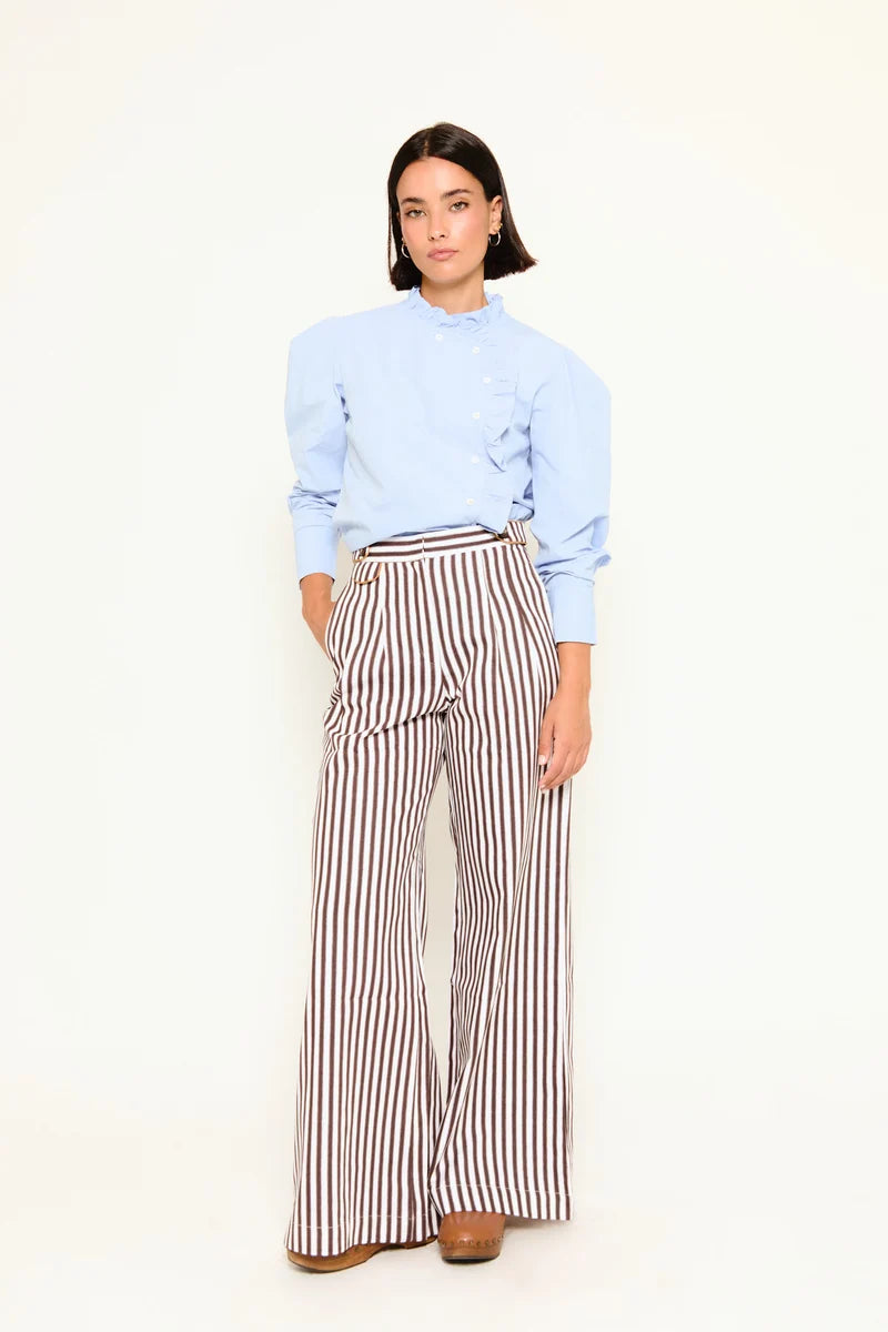 Bayona Striped Brown Trousers