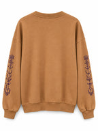 Mustard jumper Ethnic Embroidered Patterns