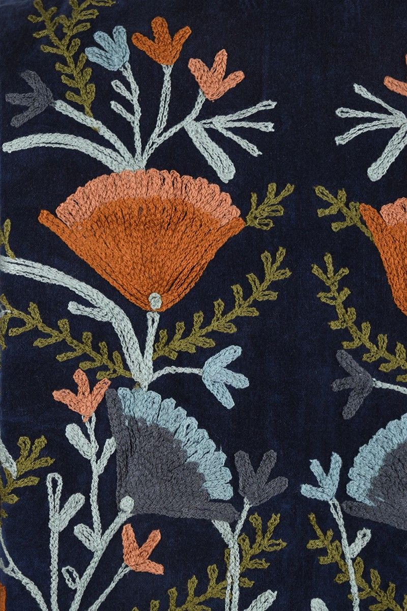 Midnight Blue  Embroidery Jacket