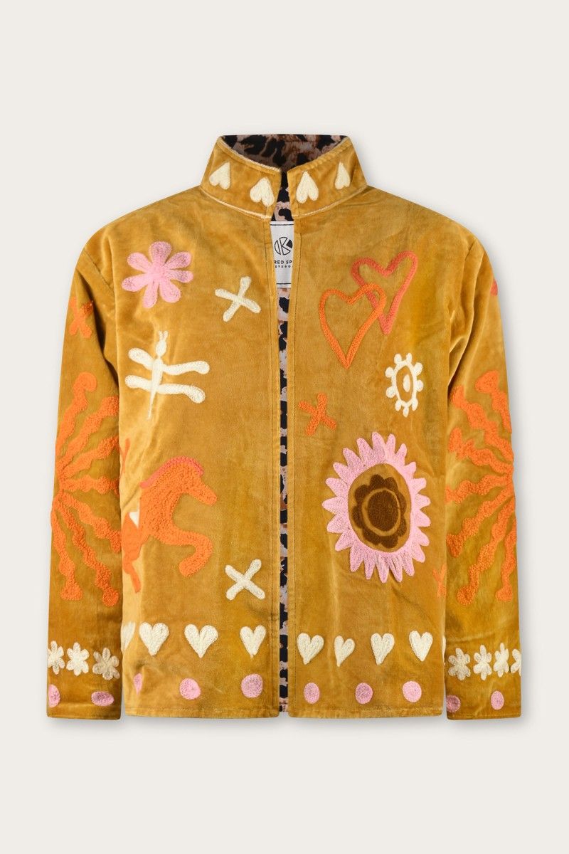 Yellow Embroidery Jacket