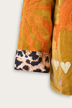 Yellow Embroidery Jacket