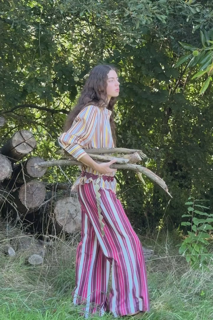 Bayona Striped Red Trousers